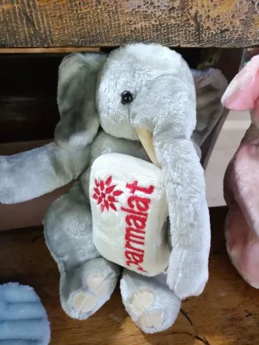 Pelucia promocional elefante Parmalat 