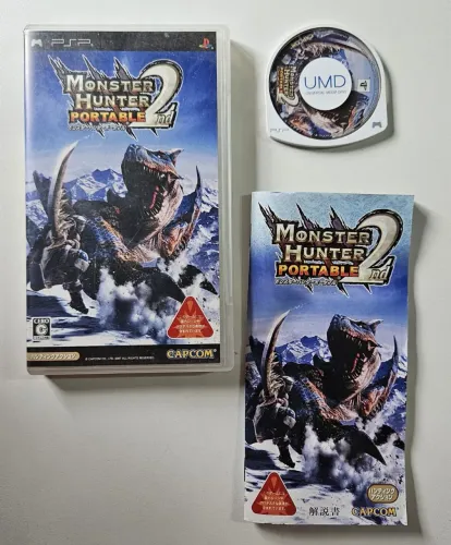 Monster Hunter 2ND Portable Psp ORIGINAL USADO