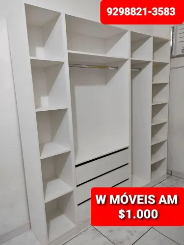 Closets Moderno Branco (Leia a Descrição)