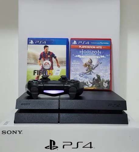 PS4 1TB c/ GARANTIA + Jogos. Temos LOJA FÍSICA! Ofertas arrasadoras, confiram!!!!<br>