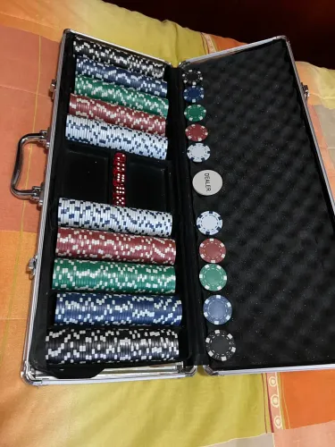 Maleta de Poker 500 fichas