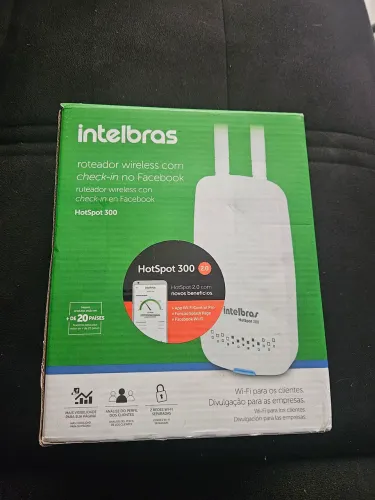 Roteador Intelbras HotSpot 300 - Com Caixa - Check-in Facebook