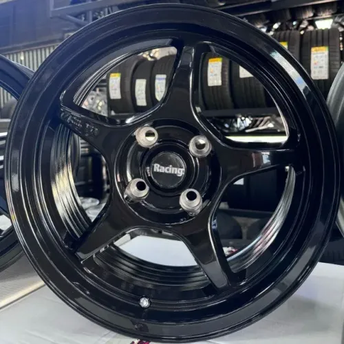 Rodas aro 15 Alloy Enkey preta Tala 6.5