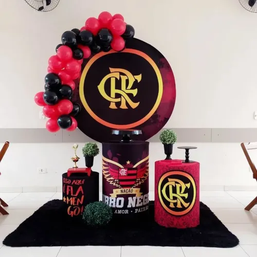 Decoração temática Flamengo