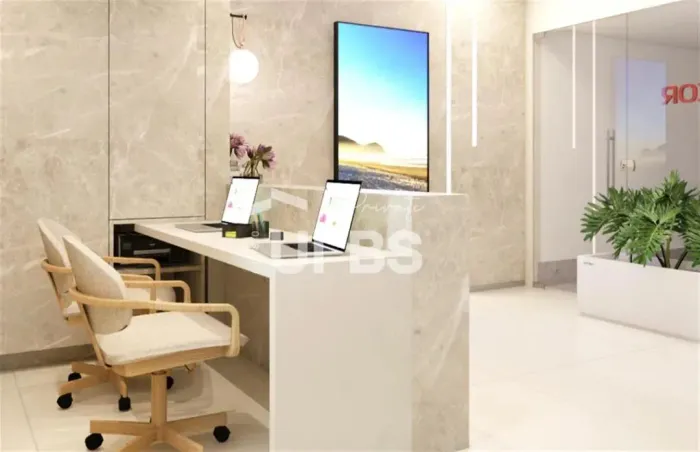 CONSULTÓRIO MOBILIADO À VENDA | 75,8m² | 3 SALAS | ANDAR ALTO | PRONTO PARA USO