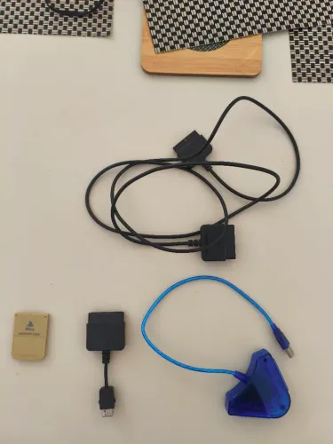 Acessórios Retrô PS2 / PS3 / PC - Adaptadores, Extensor e Memory Card ps1