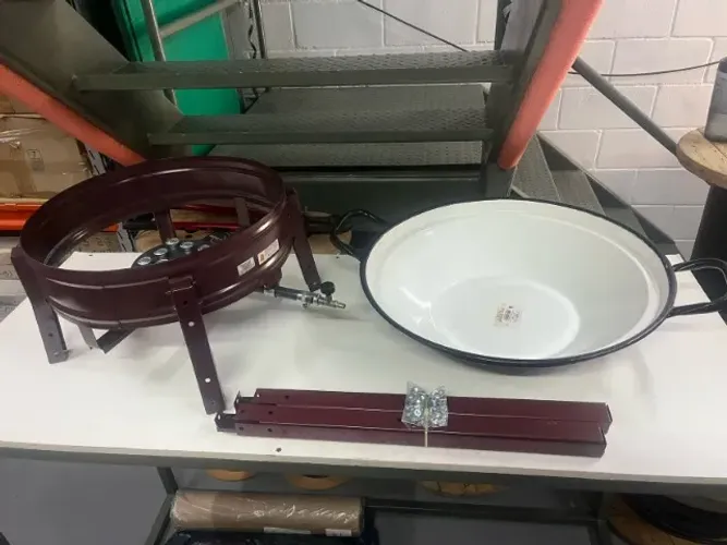 Pasteleiro grande alta pressão,  alto com tacho e mangueira