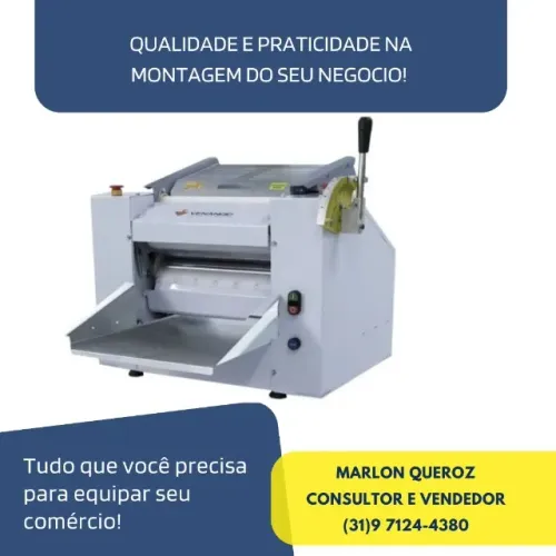 Cilindro de Massas Venâncio 39CM 220v Novo