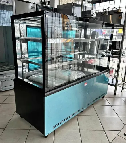 Vitrine expositor aquecida 1,5M Venâncio pronta entrega - Marcos
