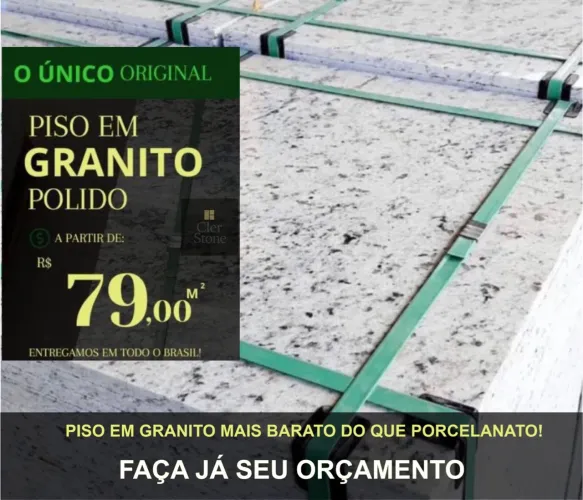 Piso em GRANITO mais barato que porcelanato