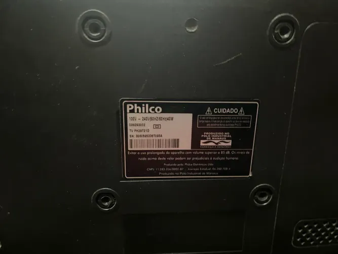 tv Philco 29 não está ligando. C defeito