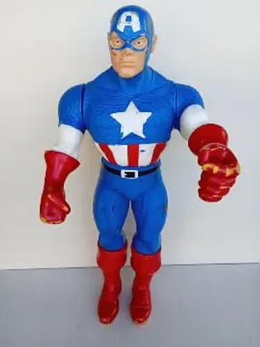 Antigo boneco capitão América 