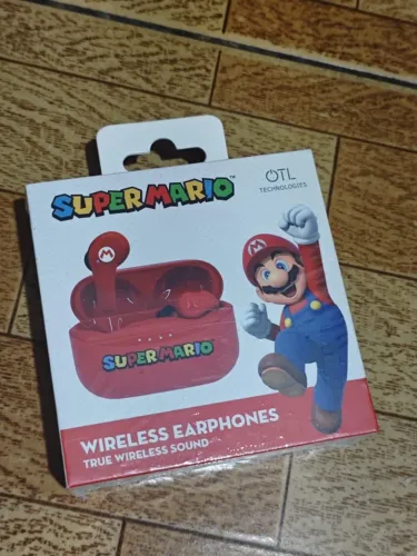Fones de Ouvido Earbuds Oficial Nintendo Super Mario TWS | Novo, Lacrado | Frete Grátis