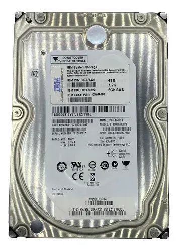 Hd Ibm Storage 4tb 7.2k Sas 3,5 6gbps 