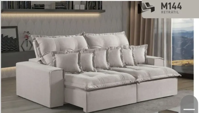 Sofá Retrátil M144  Martins- Conforto e Elegância para sua Sala