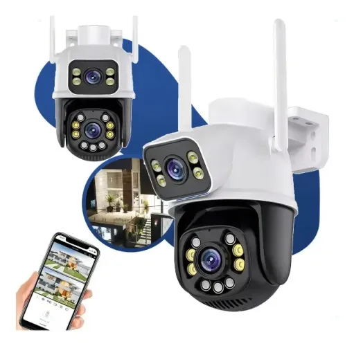 Câmera de vigilância 360 º segurança IP WIFI - Instalação Simples - Audio e Vídeo