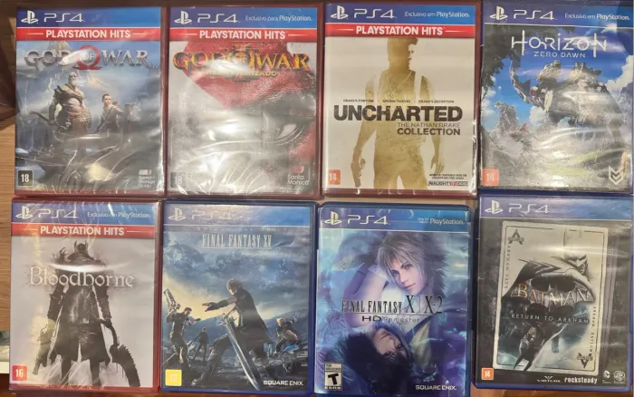 Jogo God of War final fantasy uncharted last us death mafia gta ufc PS4 ps5 lacrado