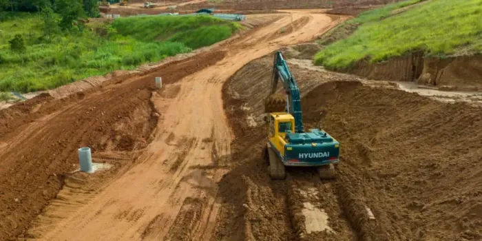 Serviço de terraplanagem