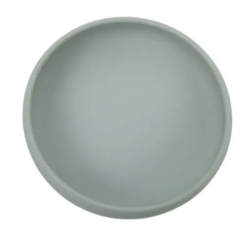 TIGELA INFANTIL EM SILICONE CINZA COM TAMPA - USADO