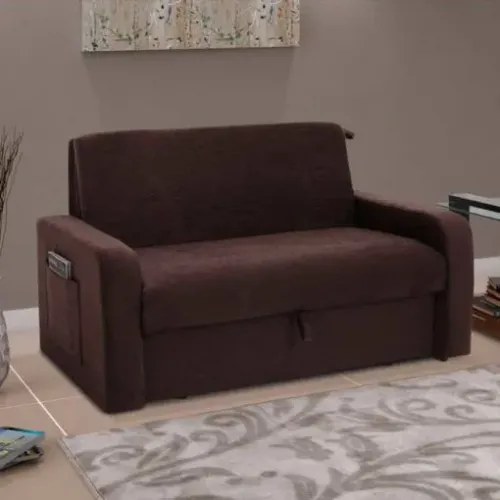 Sofá Cama Pérola com Baú - Entrega Rápida