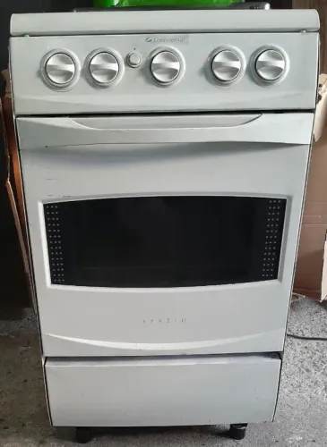 Continental SPAZIO Gás Encanado 4 Bocas 7 Peças Novas 110/220v Funcionando 100% Revisa