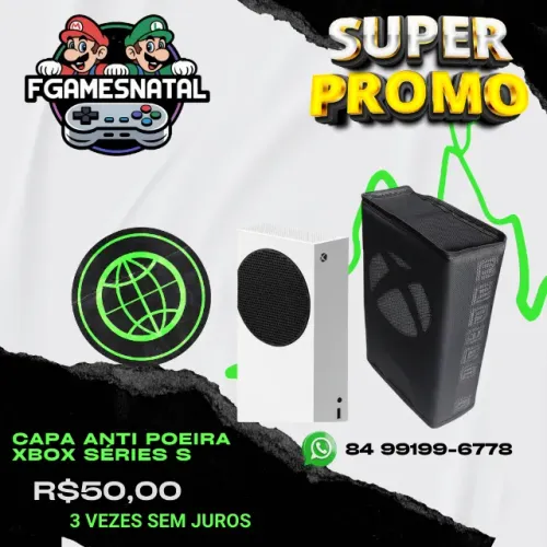 Capa Anti Poeira Xbox Séries S