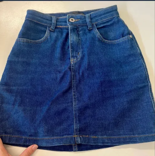 Saia jeans