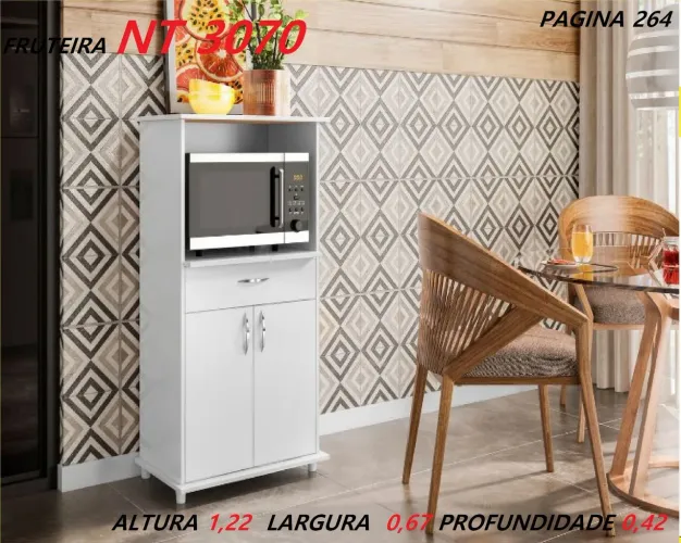 Fruteira com Suporte para Microondas - NT3070
