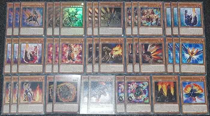 Deck salamagrande cartas originais de yu-gi-oh