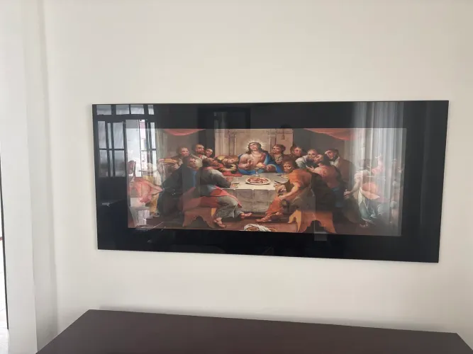Quadro santa ceia, 1,80 X 0,80 alta qualidade