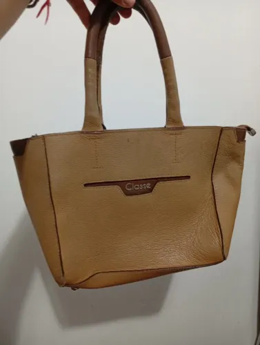 Bolsa couro legítimo classe couro