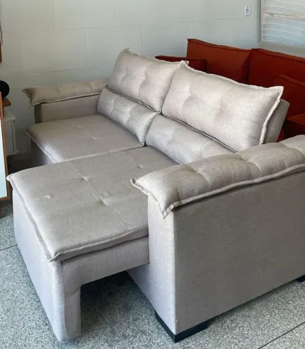 Sofá Retrátil e Reclinável Luxo Entrega imediata