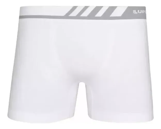 Cueca Boxer Lupo Microfibra Cor: Branca Tam: G Ref 671-002