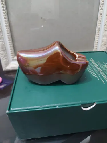 Sapatinho em porcelana para decoração anos 70