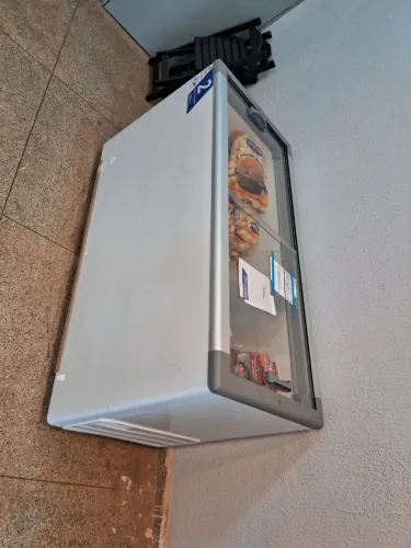 Freezer horizontal tampa de vidro 503 litros - novo