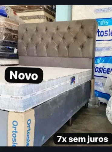 Cama box colchão d33 casal