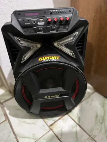 Caixa Som Amplificada Bluetooth 290w Portátil Led