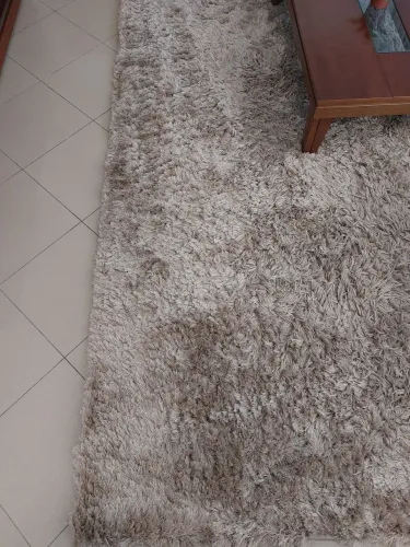 Tapete de sala 3 x 3 pelos alto cinza