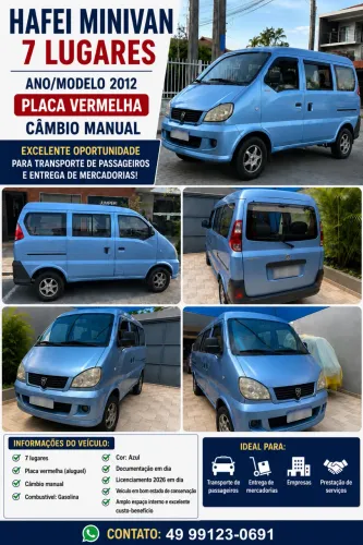 Hafei Towner Passageiro 1.0 8V 48cv 7L 5P 2012