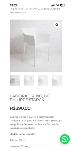 Cadeira Philippe Starck
