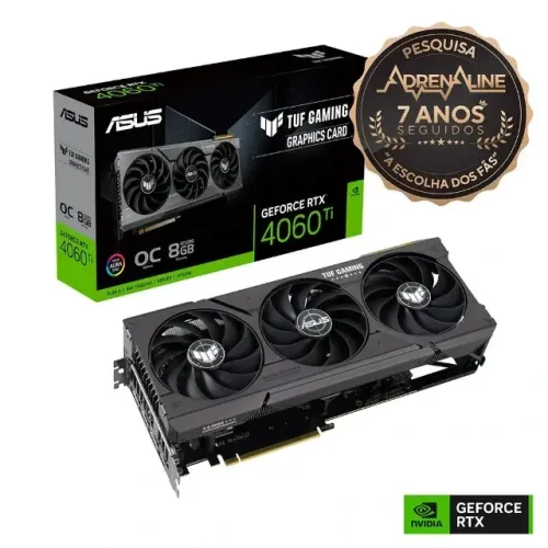Placa De Vídeo Asus Tuf Gaming Rtx 4060 Ti 8gb Gddr6 (Usado)