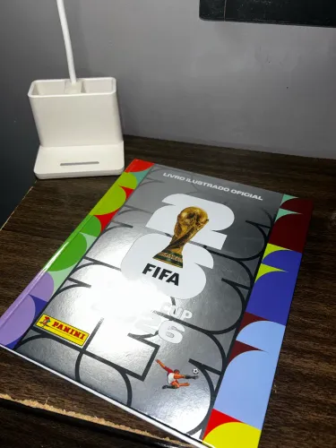 Álbum Copa 2026 completo capa dura prata
