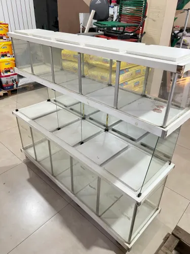 Expositor de Ração Mdf/Vidro