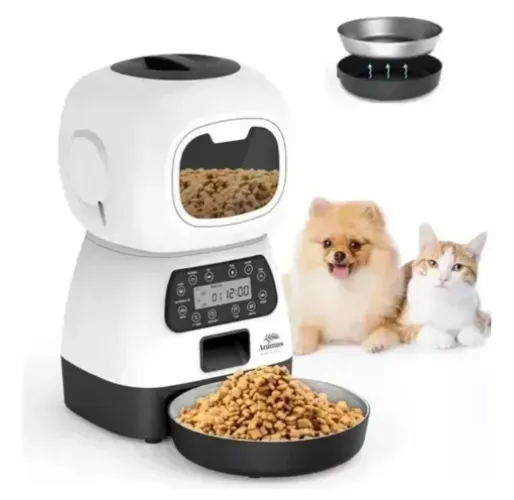Comedouro automático para gatos ou cães - Programável 