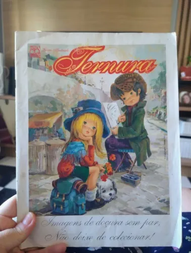 Álbum Ternura antigo - faltam apenas 4 figurinhas - original