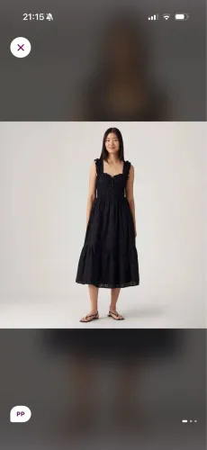 Vestido levis preto p