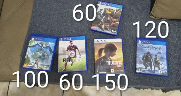 Vendo jogos de ps4 e ps5