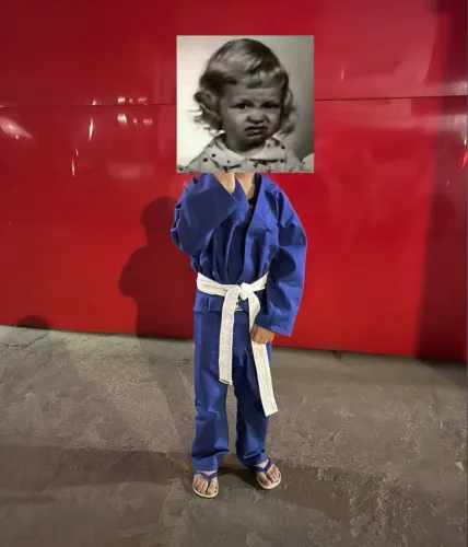 Judogi infantil azul
