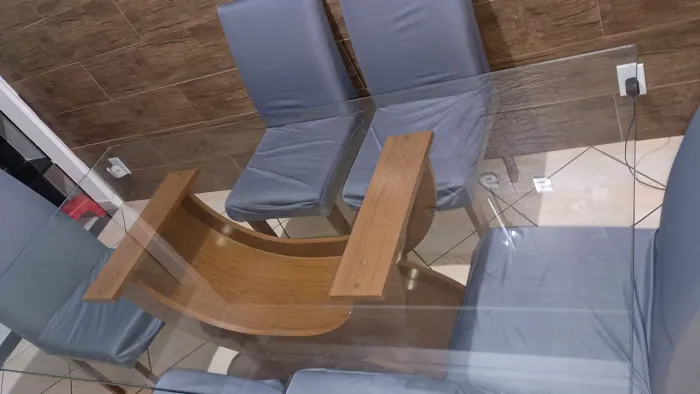 Vidro de mesa 
