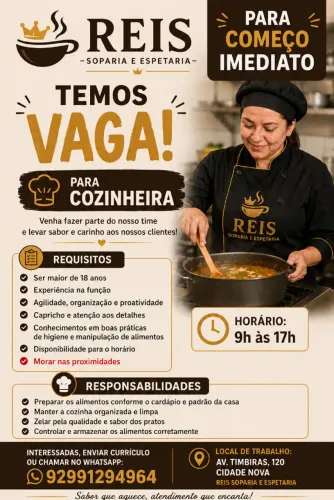 Cozinheiro (a)